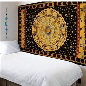 Zodiac twin size tapestry